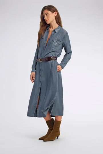 VESTIDO DE GAS JEANS MILANO 1984